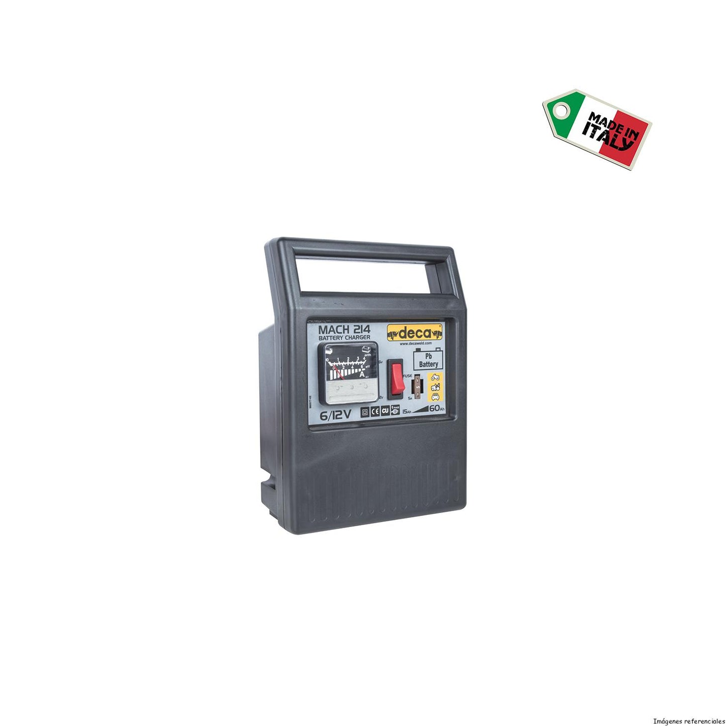 CARGADOR DE BATERIAS DECA MACH 214 (302200)