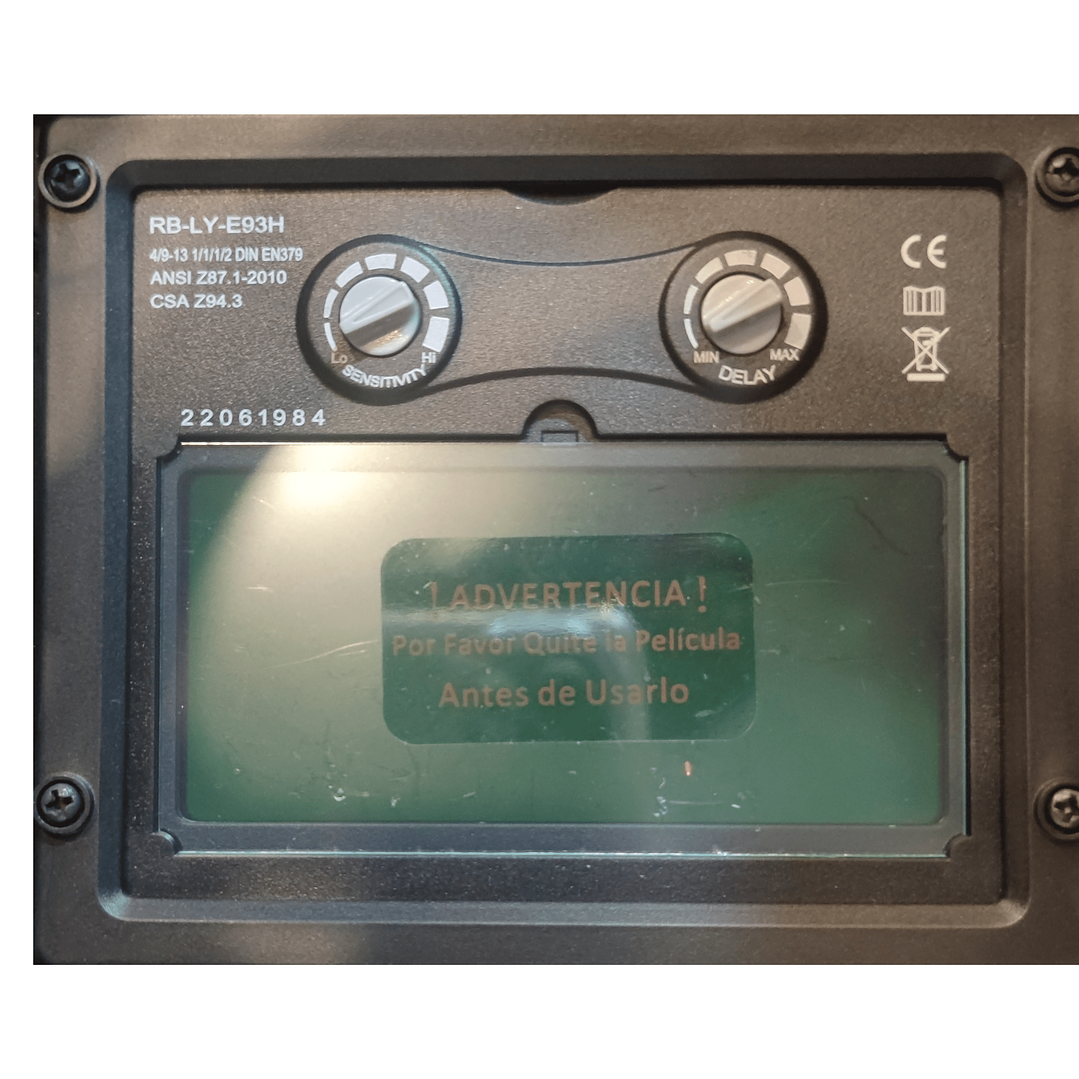 MASCARA DE SOLDAR FOTOSENSIBLE REDBO RB-LY93H
