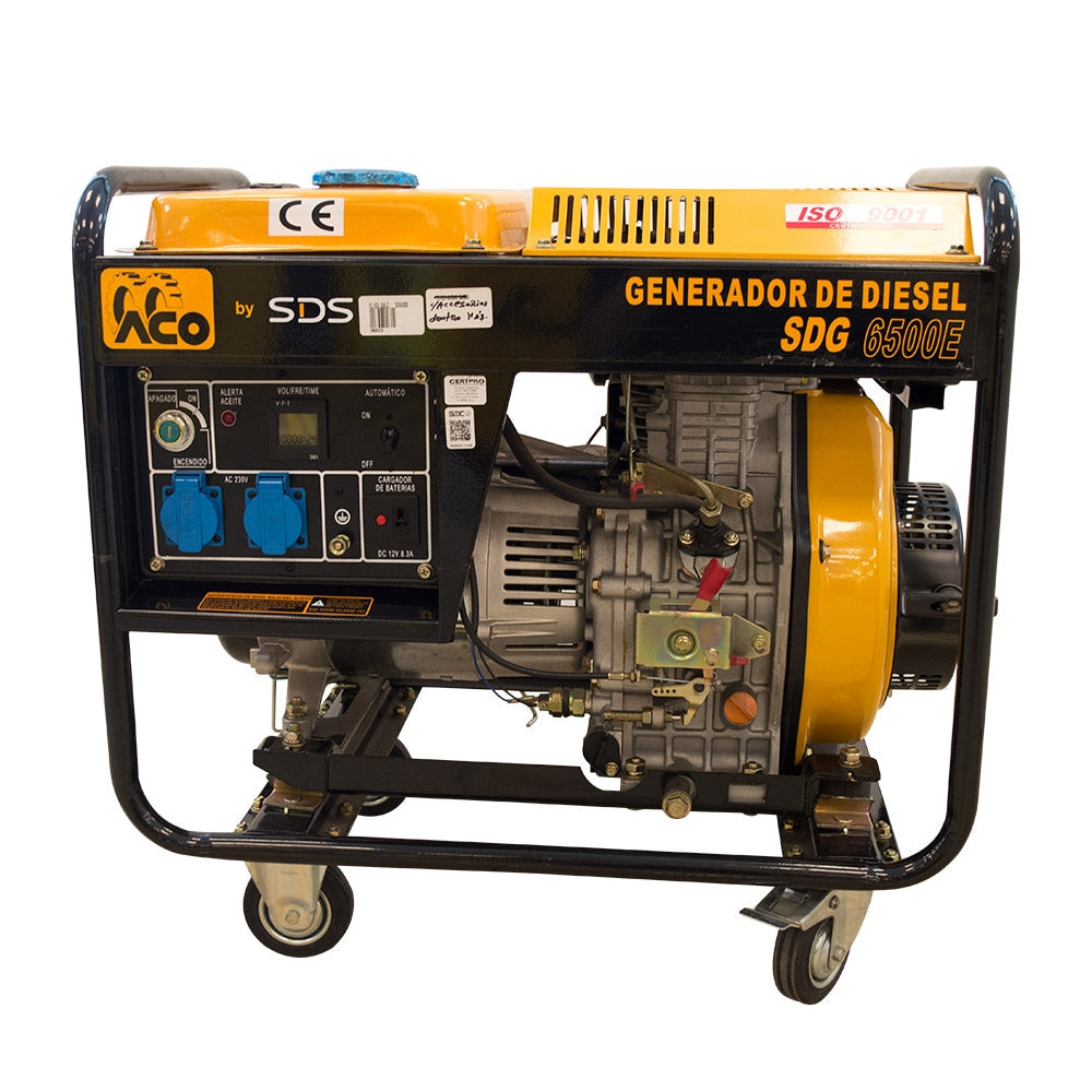 GENERADOR DIESEL 5,6 KW 220V SDS SDG6500E