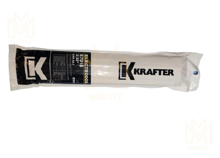 ELECTRODO SOLDADURA 7018 3/32 (2.5mm) FORMATO 1 KG KRAFTER