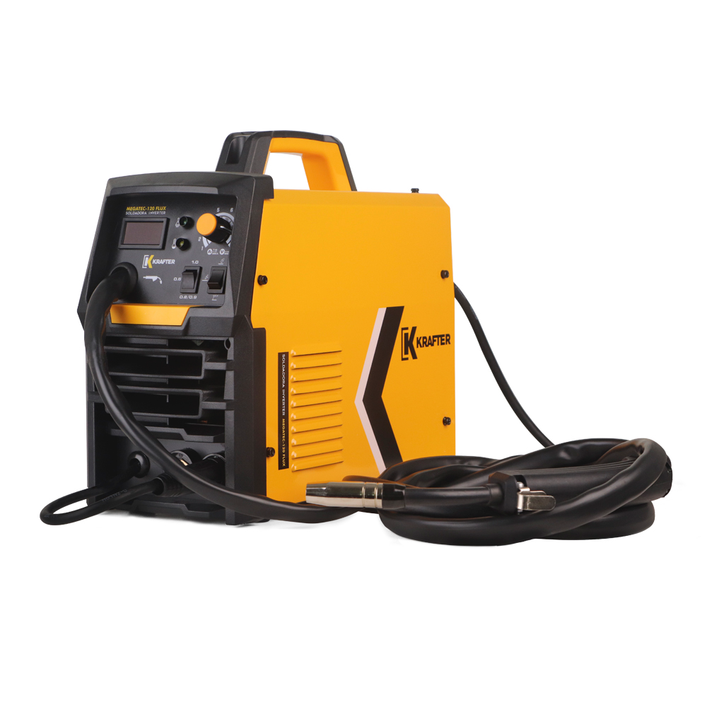 SOLDADORA MULTIPROCESO KRAFTER MEGATEC-120FLUX + ACCESORIOS