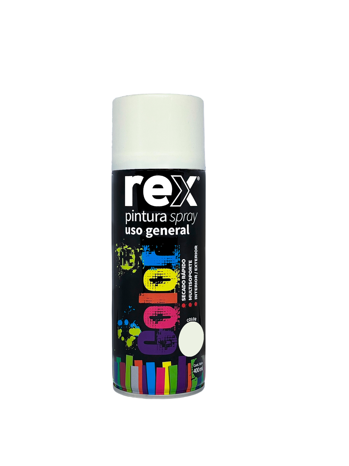 PINTURA SPRAY USO GENERAL 400mL BLANCO HIELO REX