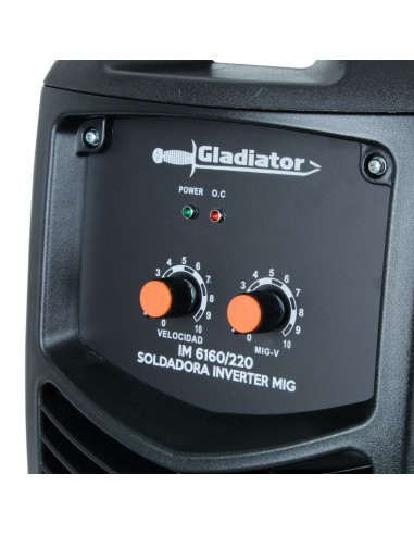 SOLDADORA INVERTER 160 AMP MIG GLADIATOR IM 6160/220