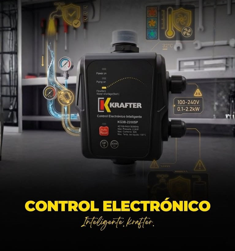 CONTROLADOR DE PRESION KRAFTER KG3B 2200SP