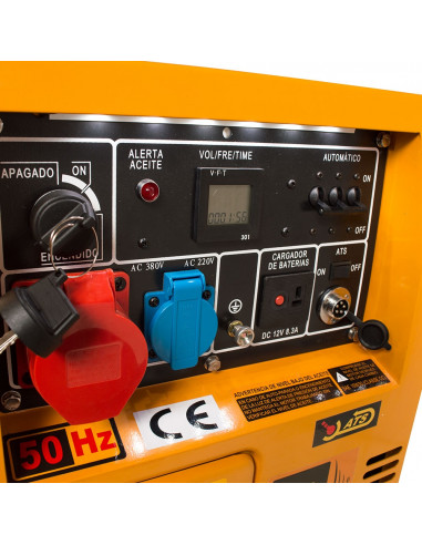 GENERADOR DIESEL 5,0KW 380V SDS SDG6500S3
