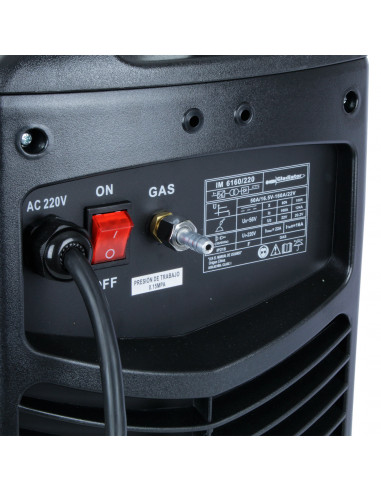 SOLDADORA INVERTER 160 AMP MIG GLADIATOR IM 6160/220