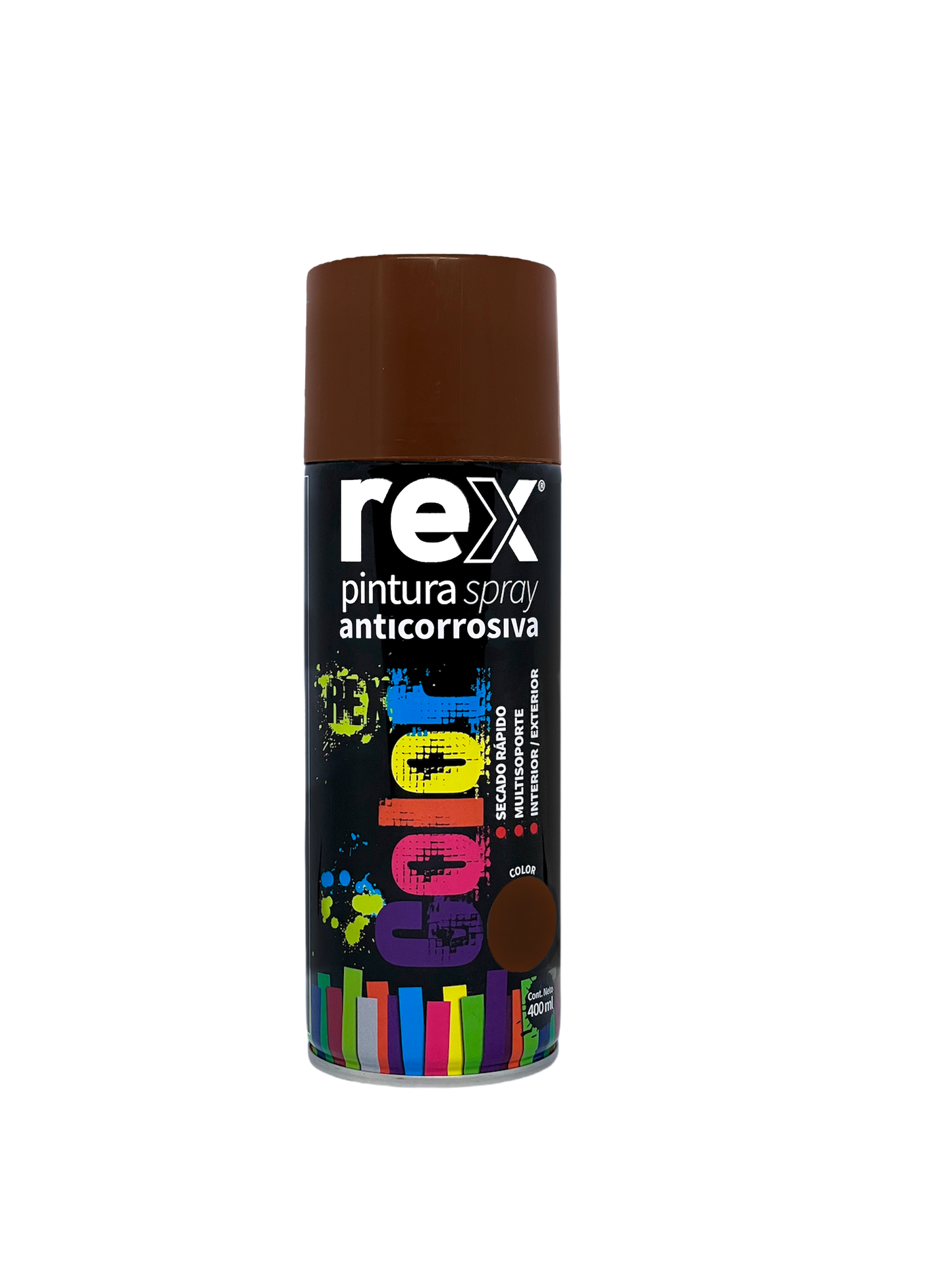 PINTURA SPRAY ANTICORROSIVO 400mL ROJO REX