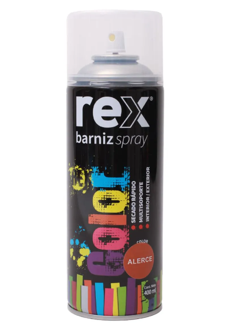 SPRAY BARNIZ ALERCE 400mL REX