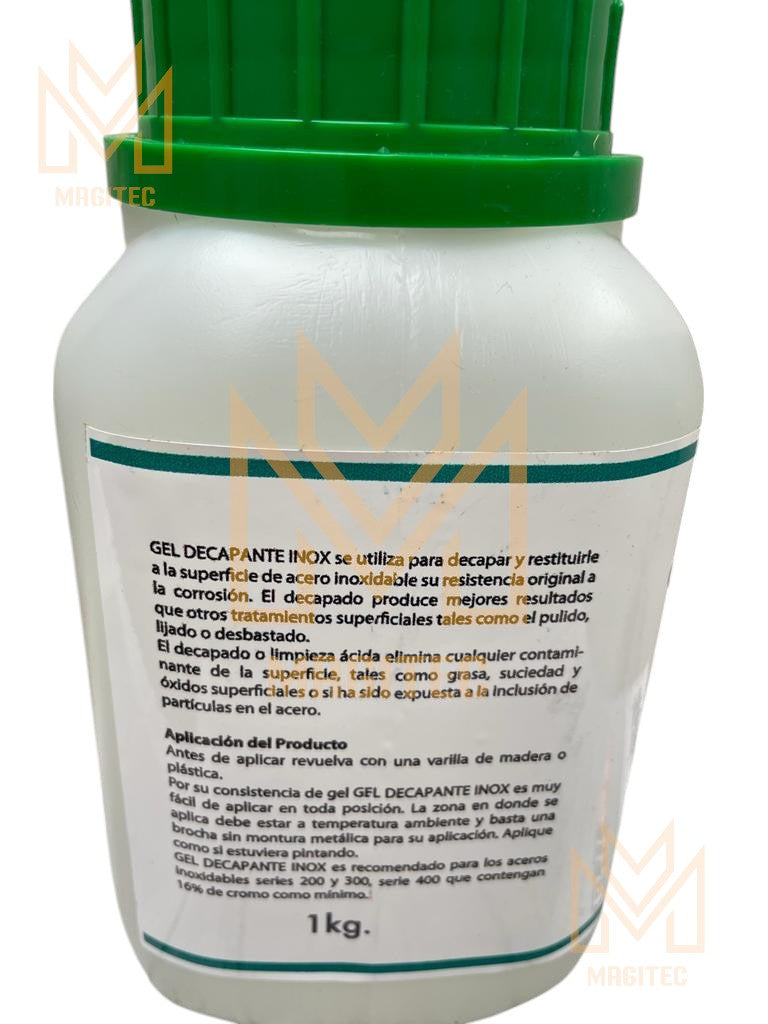 GEL DECAPANTE INOX PARA ACEROS INOXIDABLES 1KG