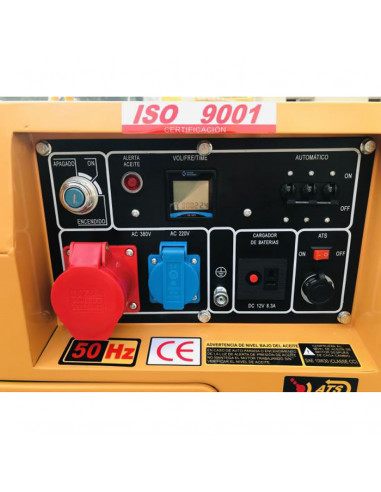 GENERADOR DIESEL 5,0KW 380V SDS SDG6500S3