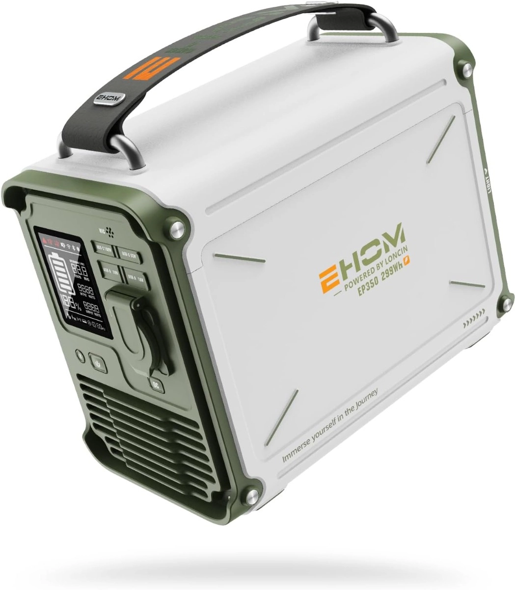 ESTACION DE ENERGÍA PORTÁTIL 350W EHOM EP350