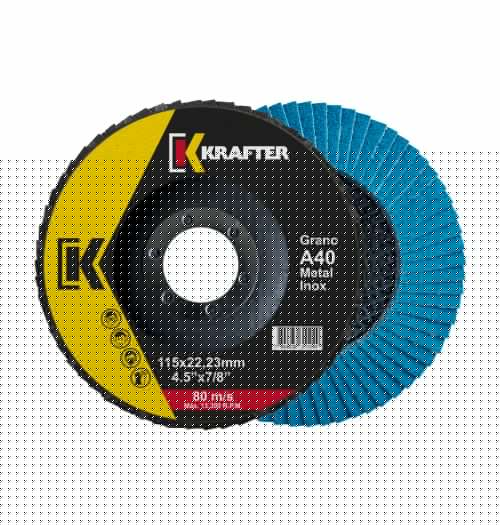 DISCO TRASLAPADO FLAP 4 1/2′ G40 KRAFTER