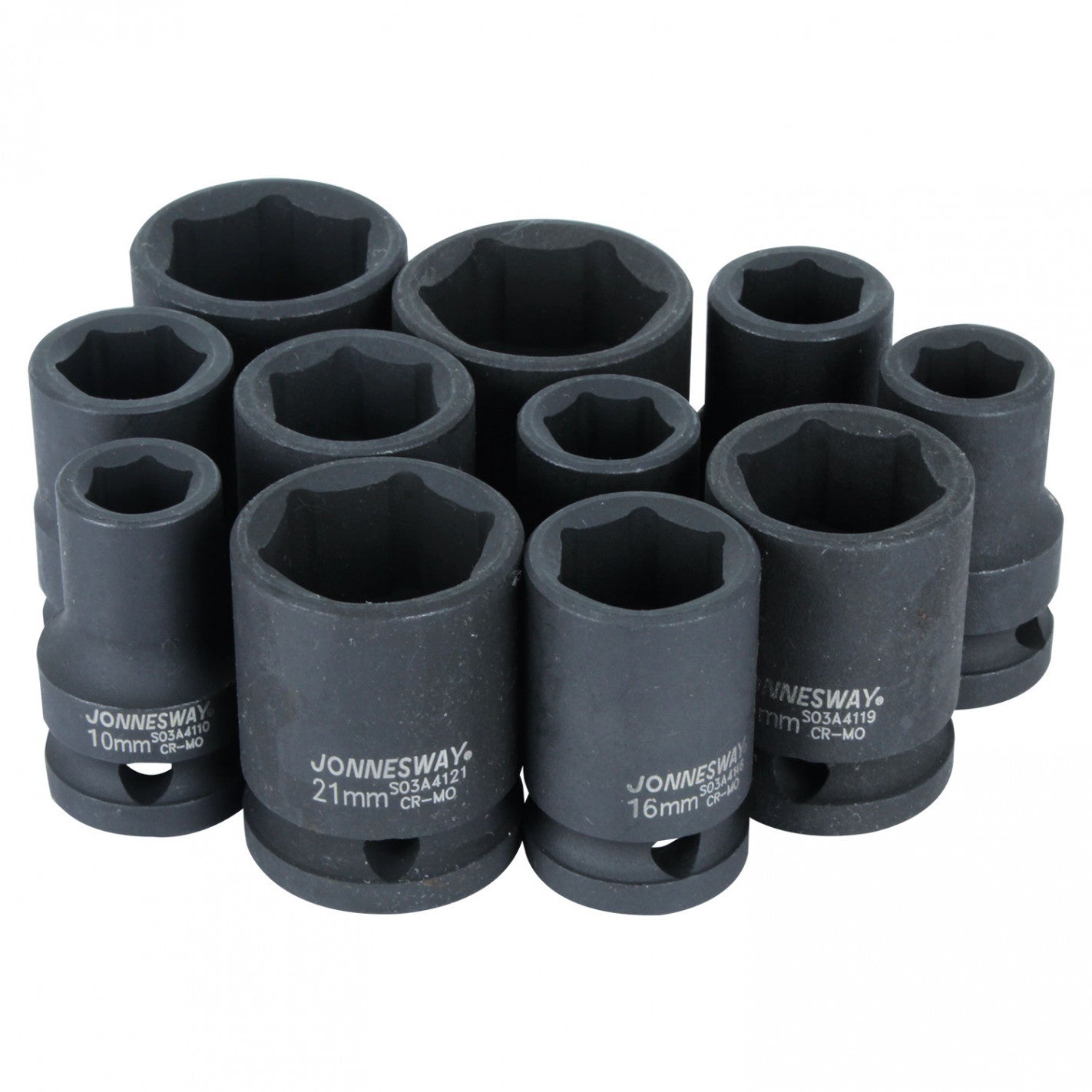 JUEGO de DADOS 1/2' 11 piezas S03A4111S JONNESWAY