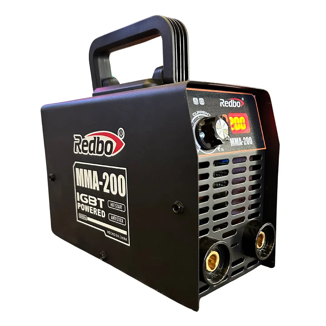 SOLDADORA INVERTER MMA-200 NEGRA REDBO