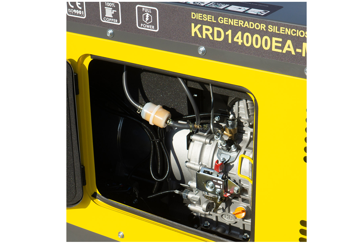 GENERADOR DIESEL 9 kVA KRAFTER KRD14000EA-M