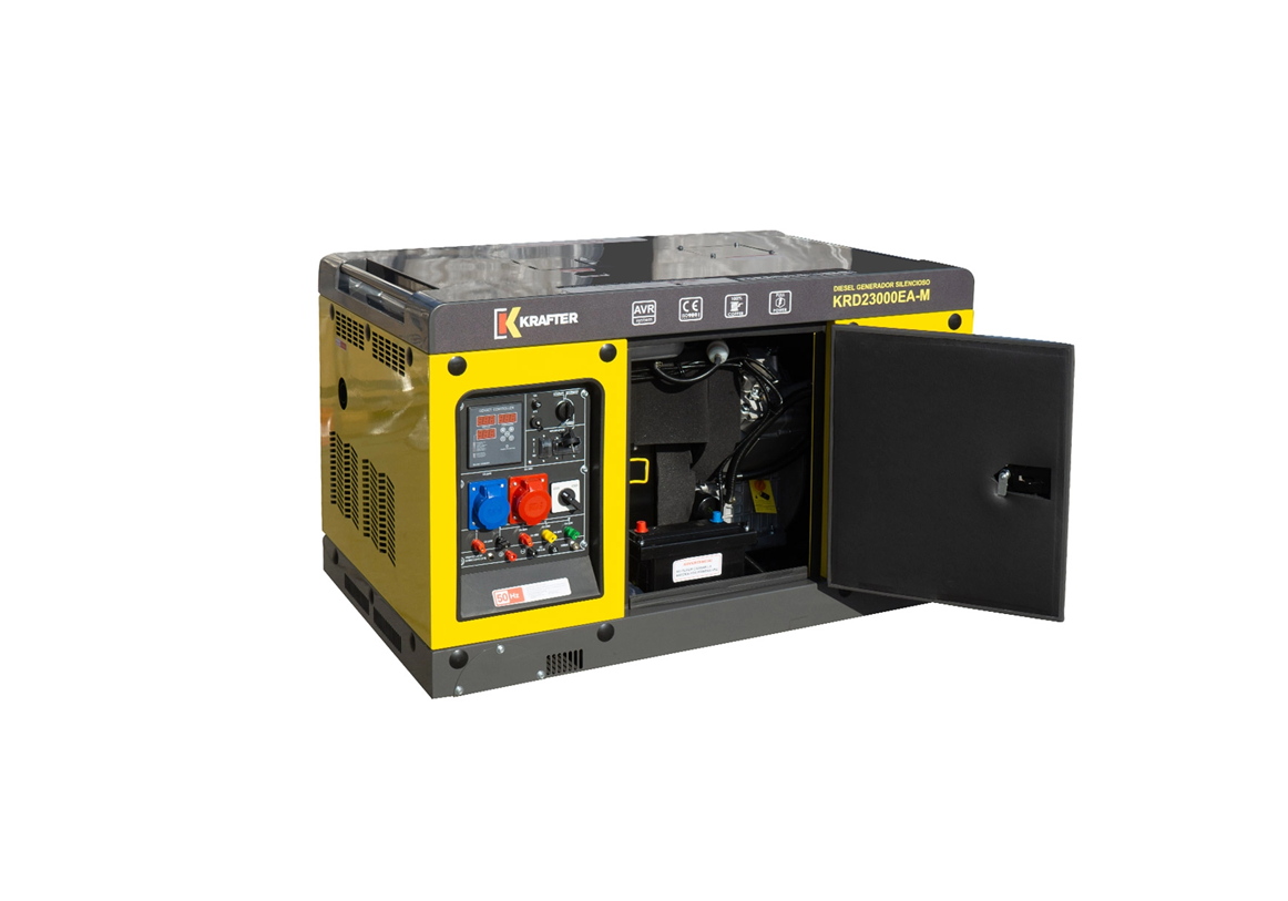 GENERADOR DIESEL 15 kVA KRAFTER KRD23000EA-M