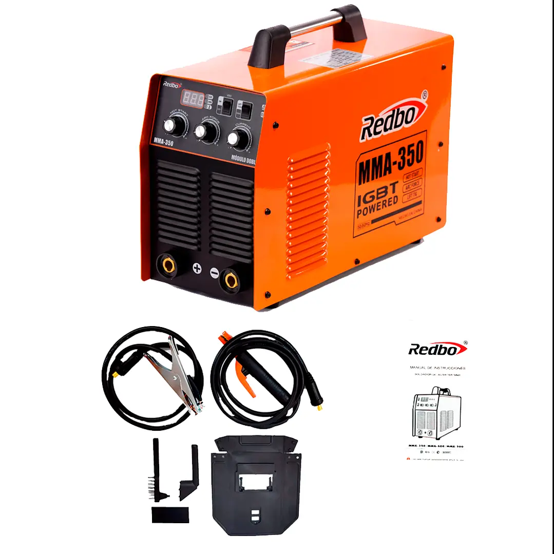 SOLDADORA INVERTER INDUSTRIAL MMA-350 REDBO