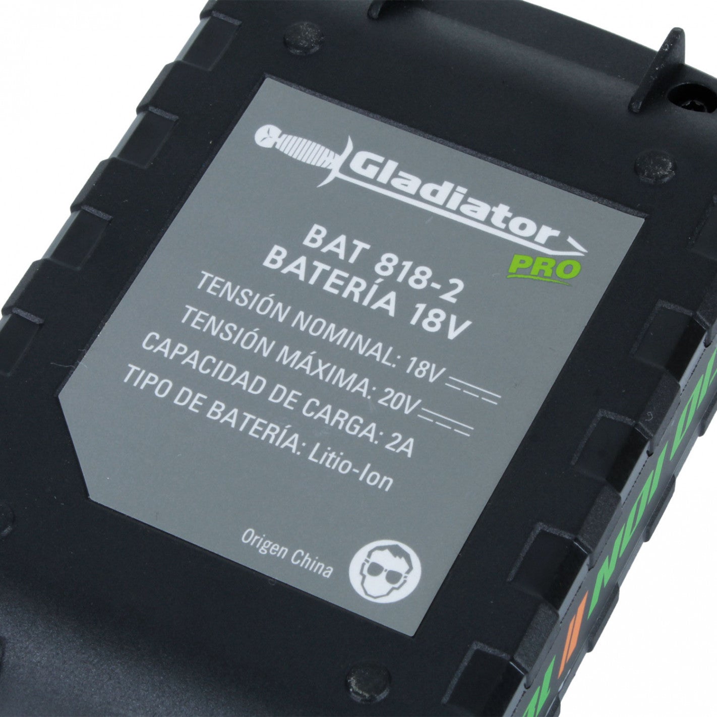 BATERIA 18V 2.0AH GLADIATOR BAT 818-2