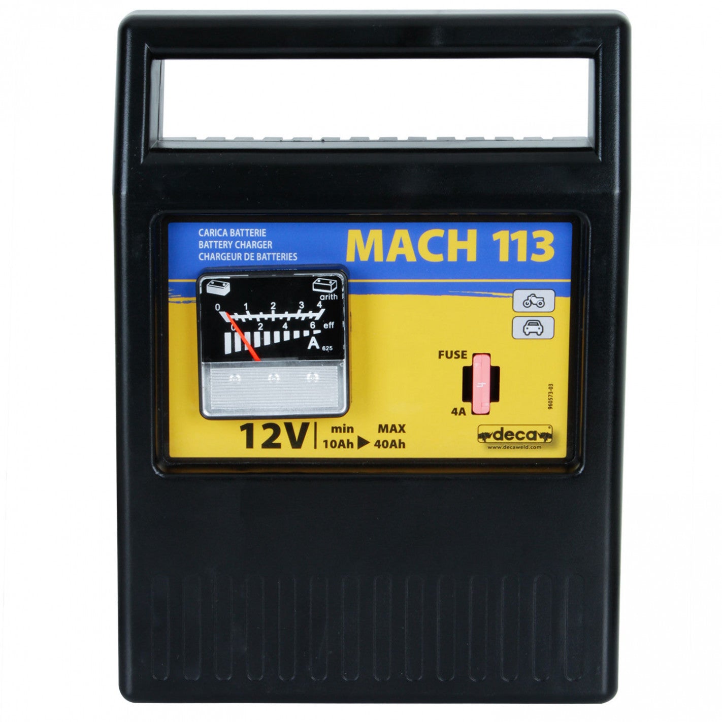 CARGADOR DE BATERIAS DECA MACH 214 (302200)