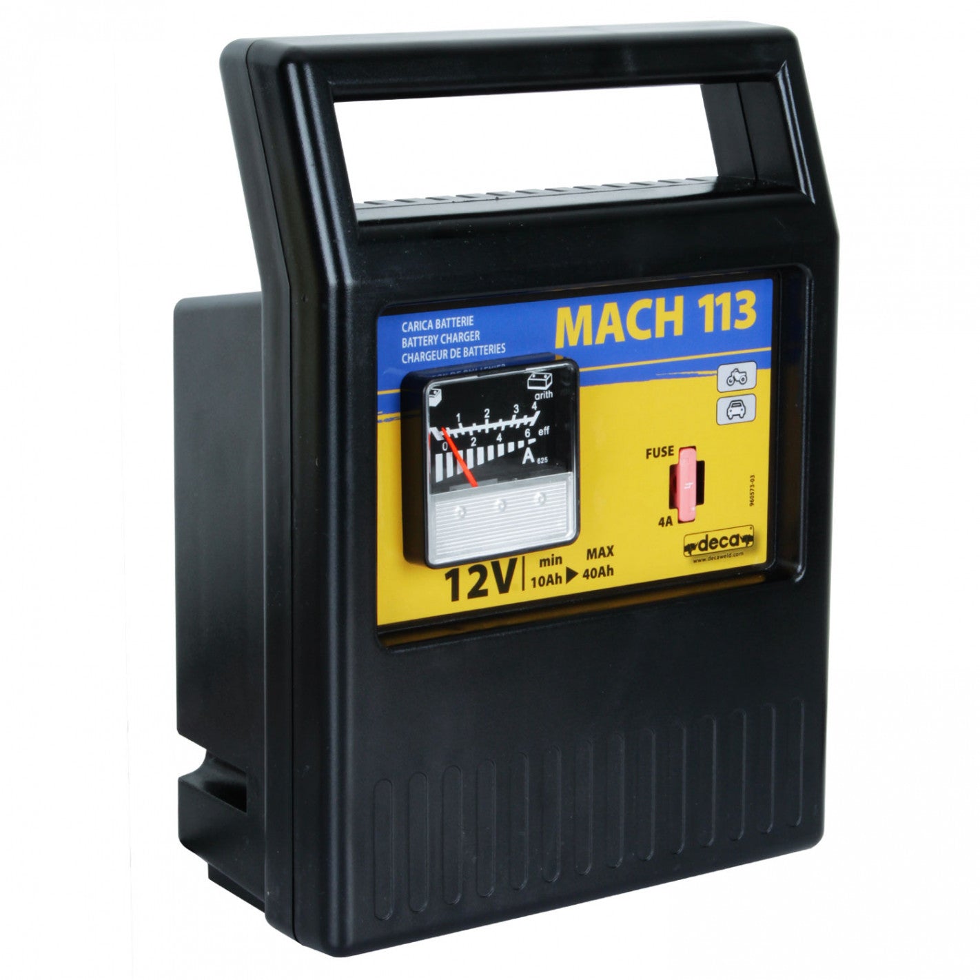 CARGADOR DE BATERIAS DECA MACH 214 (302200)