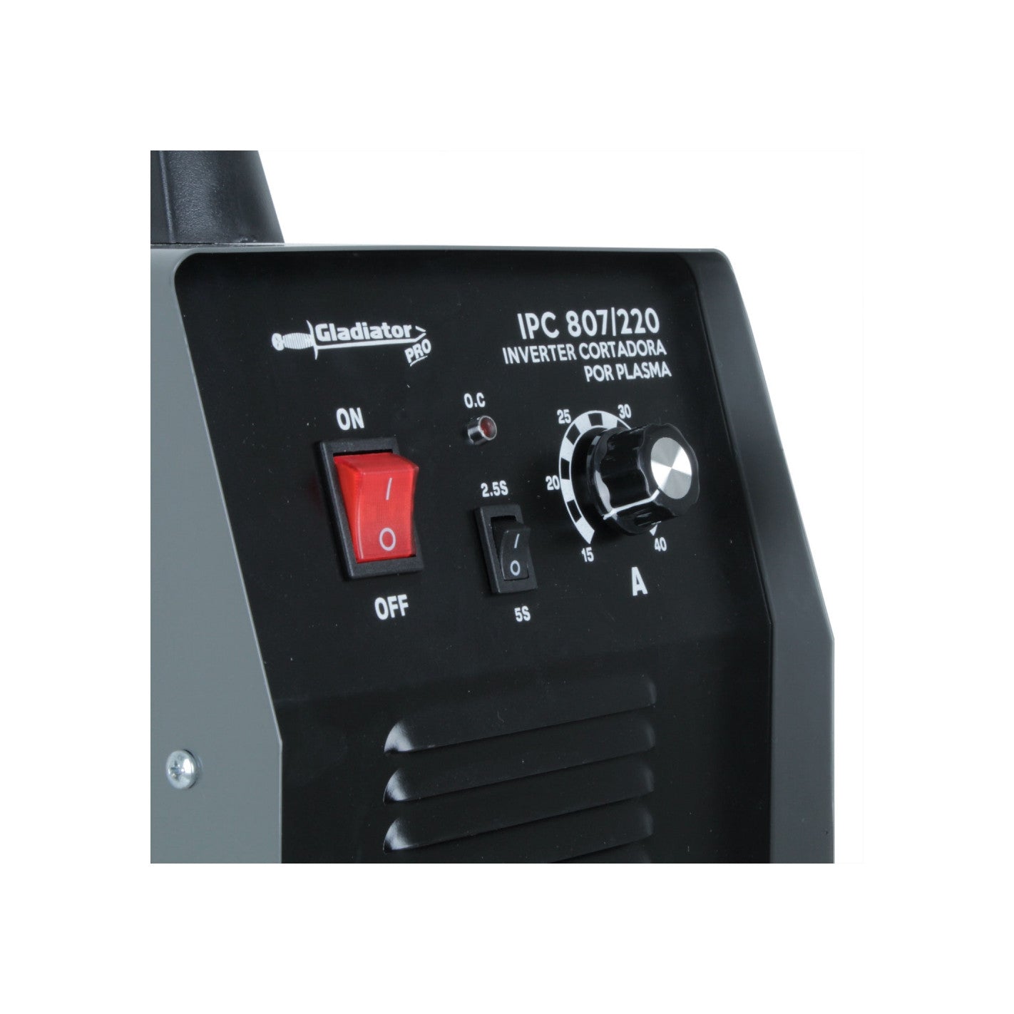 CORTADORA DE PLASMA CON COMPRESOR GLADIATOR IPC 807/220
