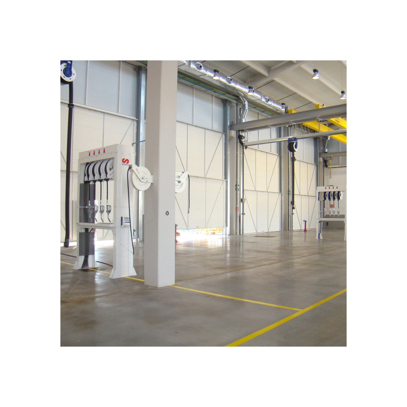 ENROLLADOR MANGUERA 1/4" ABIERTO 10M GRASA SAMOA 501300