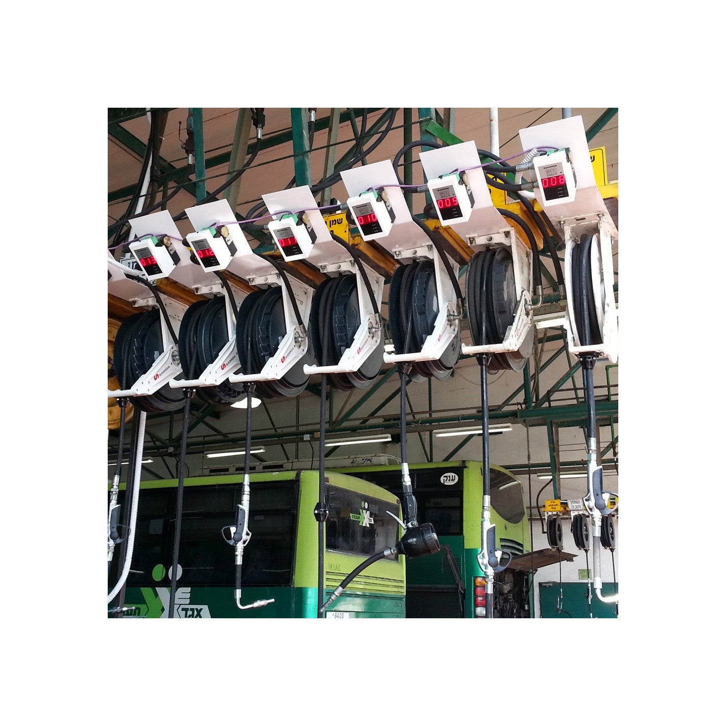 ENROLLADOR MANGUERA 1/4" ABIERTO 10M GRASA SAMOA 506300