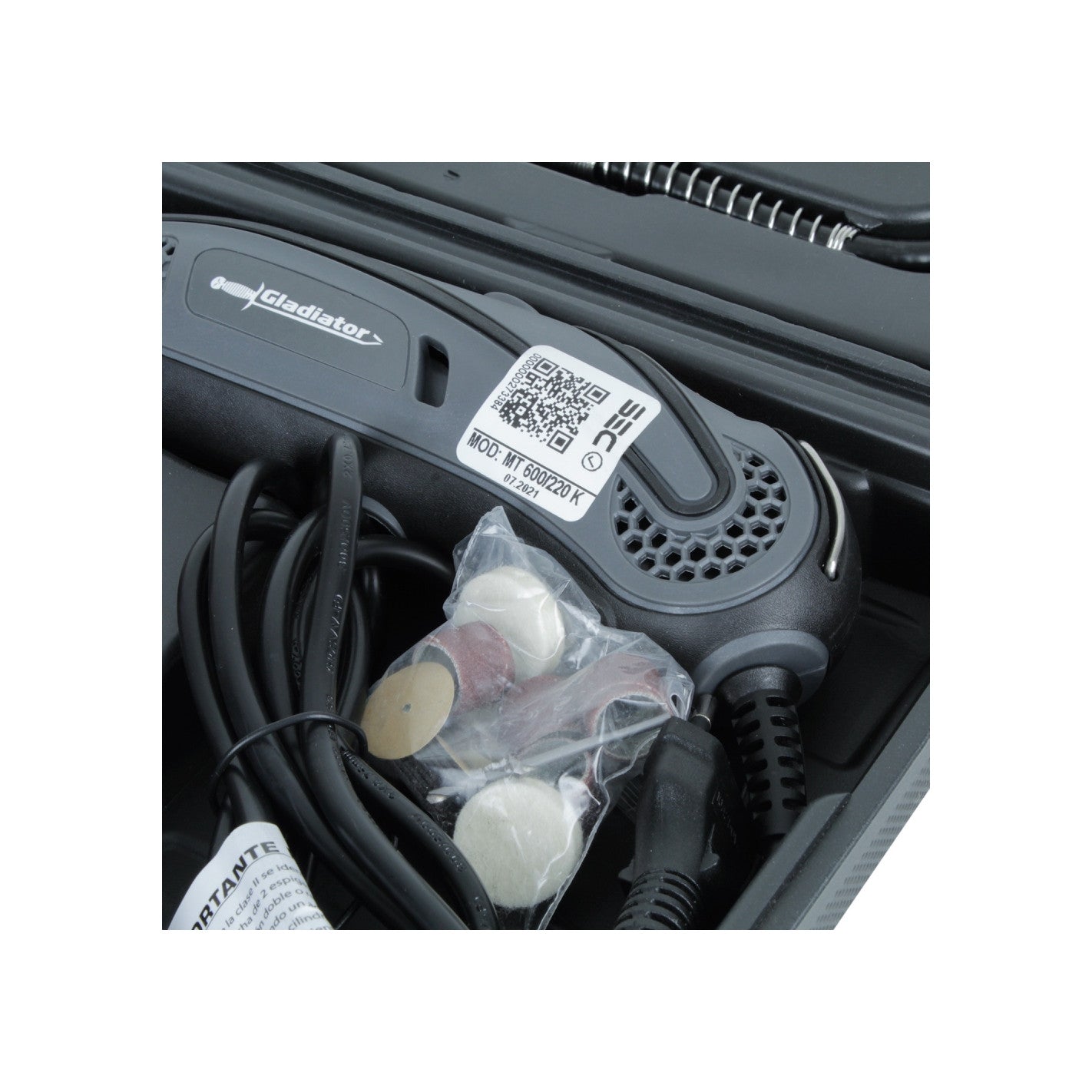 KIT HERRAMIENTA MULTIPROPOSITO 135W GLADIATOR MT600/220K