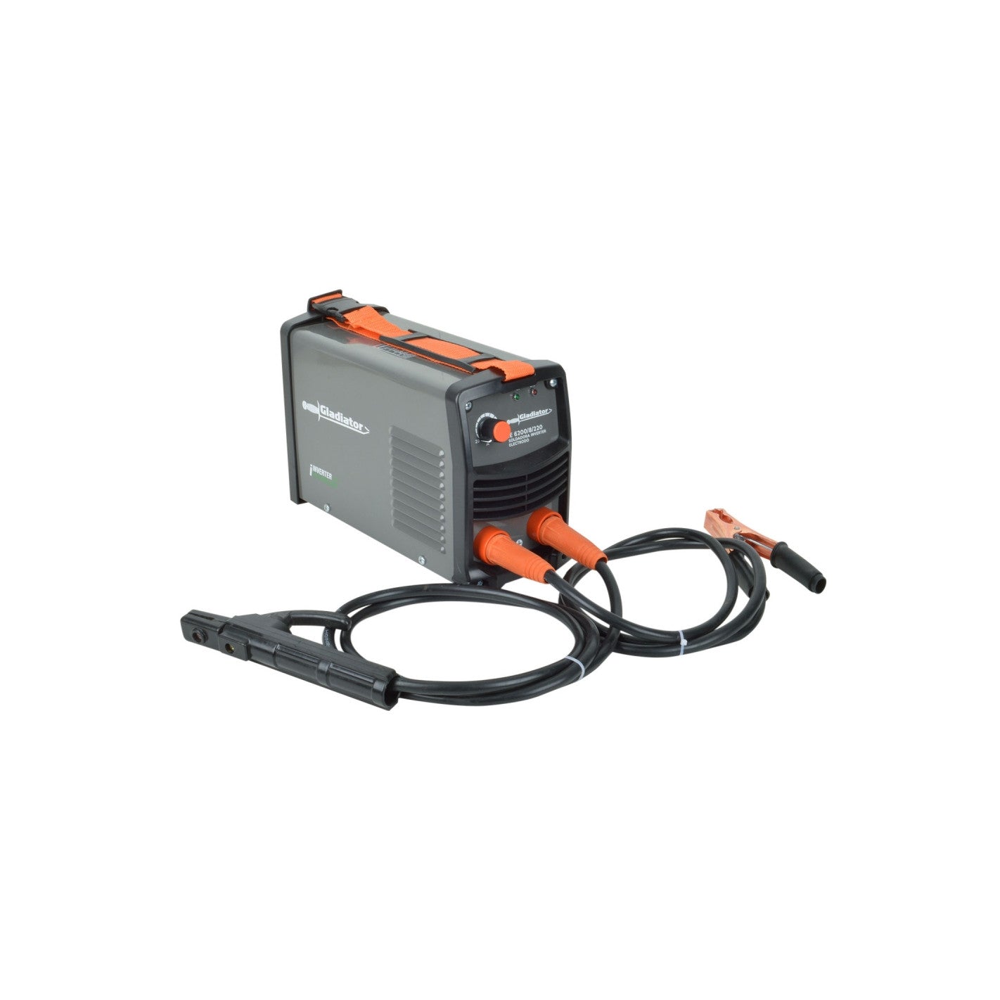 KIT SOLDADORA INVERTER ARCO MANUAL 200amp + ESMERIL + 10 DISCOS GLADIATOR