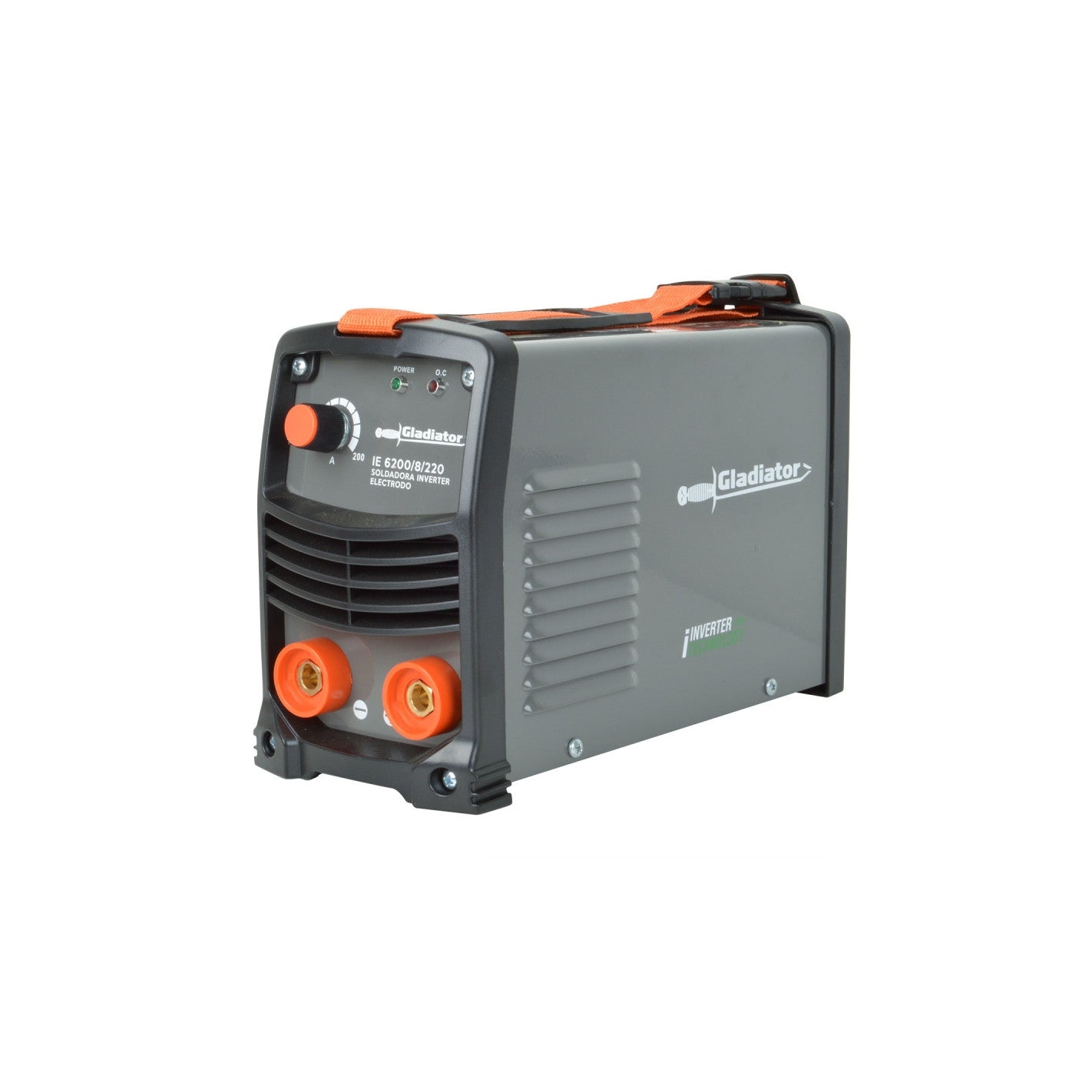 KIT SOLDADORA INVERTER ARCO MANUAL 200amp + ESMERIL + 10 DISCOS GLADIATOR