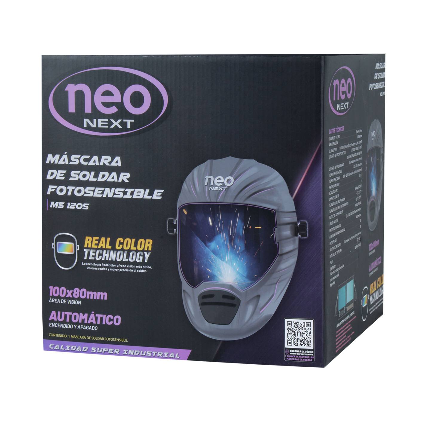 MASCARA DE SOLDAR FOTOSENSIBLE NEO MS 1205