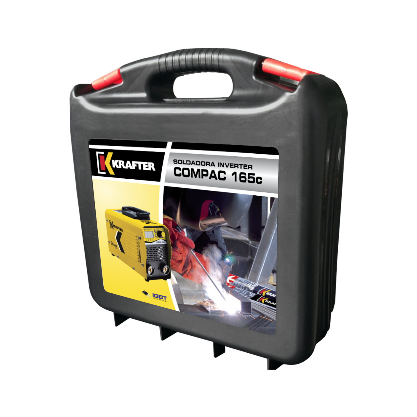 SOLDADORA INVERTER KRAFTER COMPAC 165C