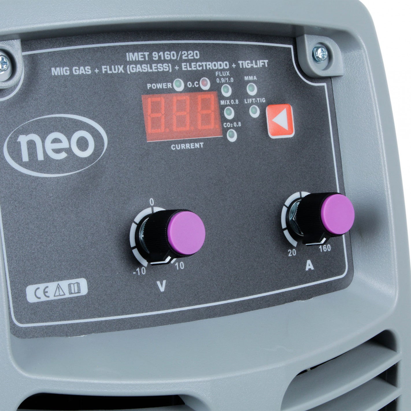 SOLDADORA MIG FLUX-TIG-ARCO 160 AMP NEO IMET 9160/220