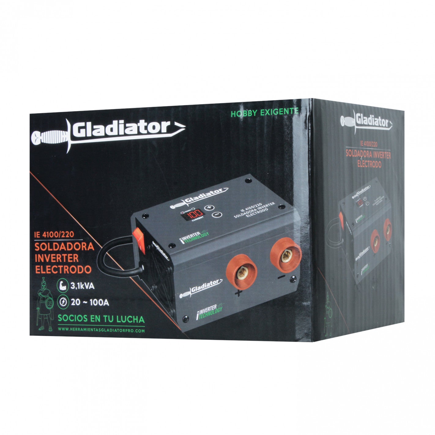 SOLDADORA INVERTER ARCO MANUAL 100amp GLADIATOR IE 4100/220