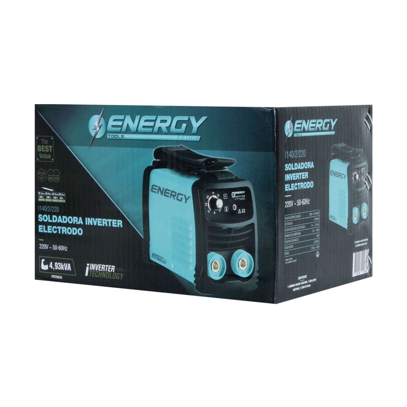 SOLDADORA INVERTER ARCO MANUAL 140amp ENERGY I140/220