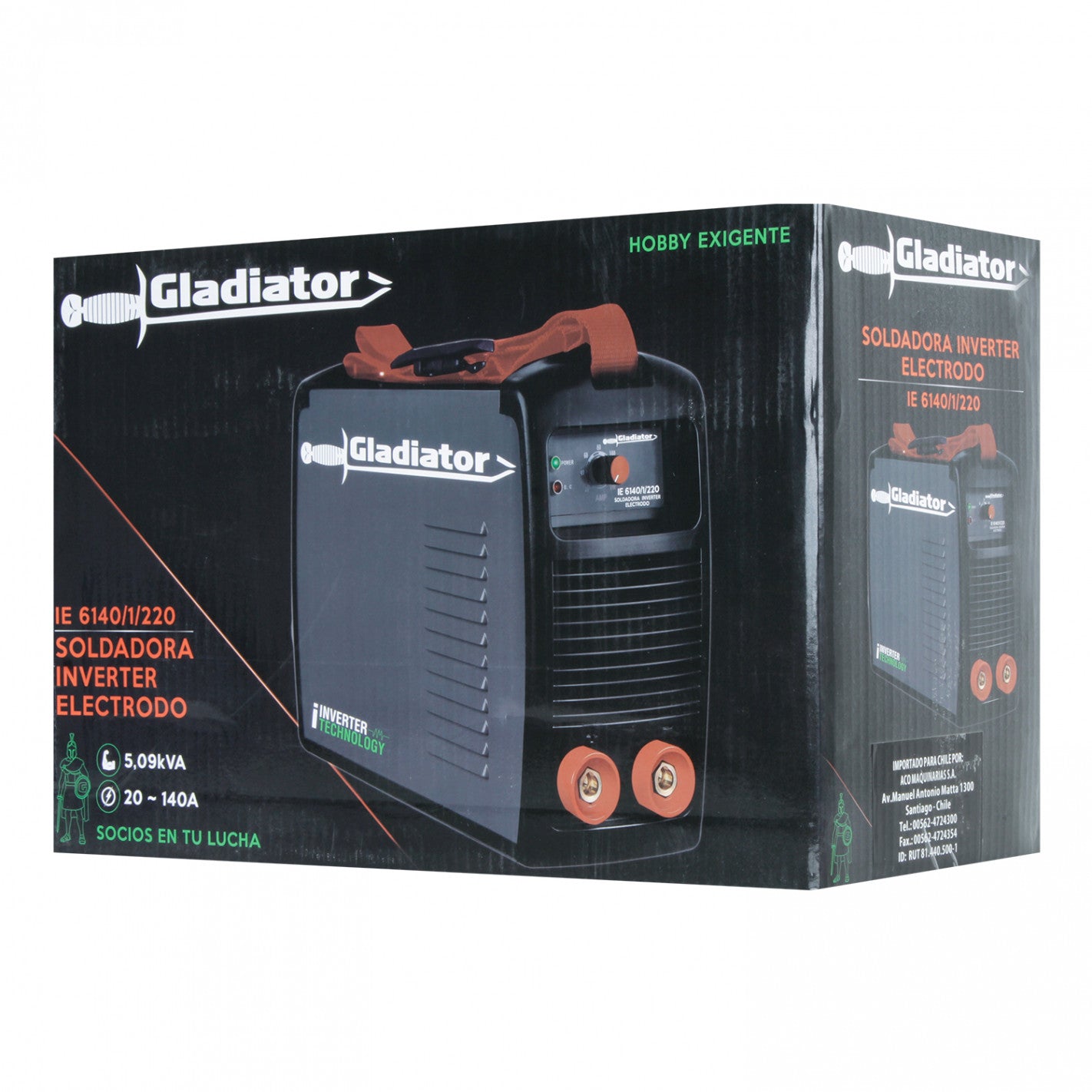 SOLDADORA INVERTER ARCO MANUAL 140amp GLADIATOR IE 6140/1//220