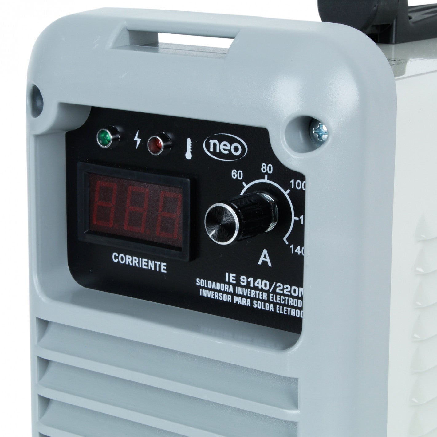 SOLDADORA INVERTER ARCO MANUAL 140 AMP NEO IE 9140/220M