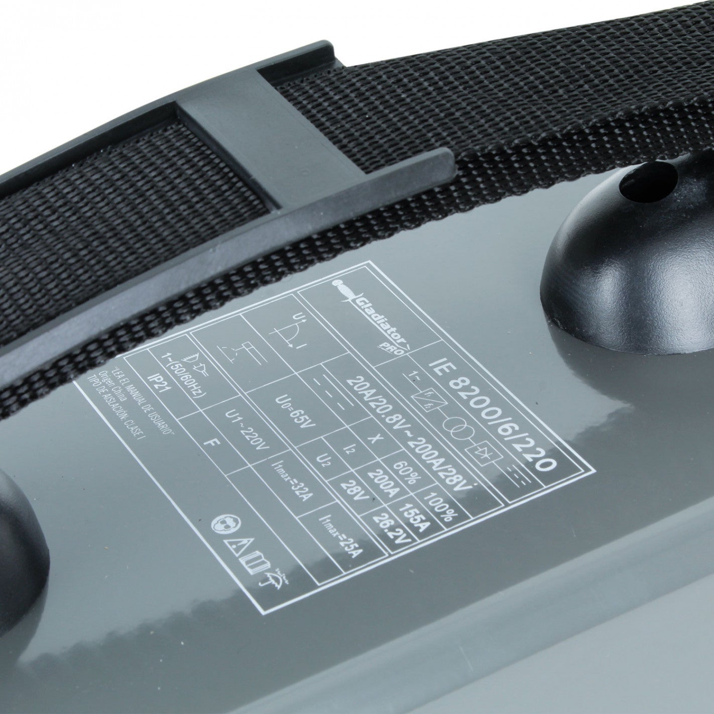 SOLDADORA INVERTER ARCO MANUAL 200amp GLADIATOR IE 8200/6/220