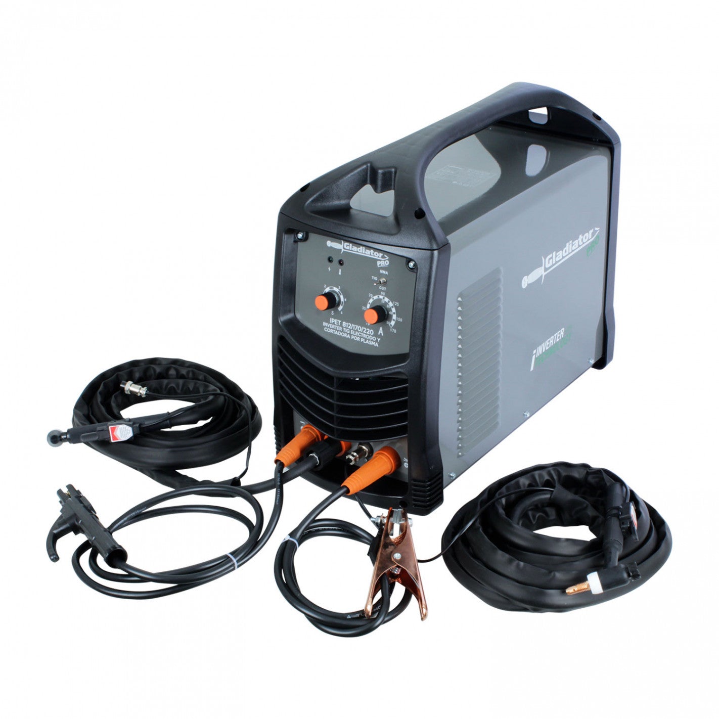 CORTADORA DE PLASMA-TIG-ARCO 170 AMP GLADIATOR IPET 812/170
