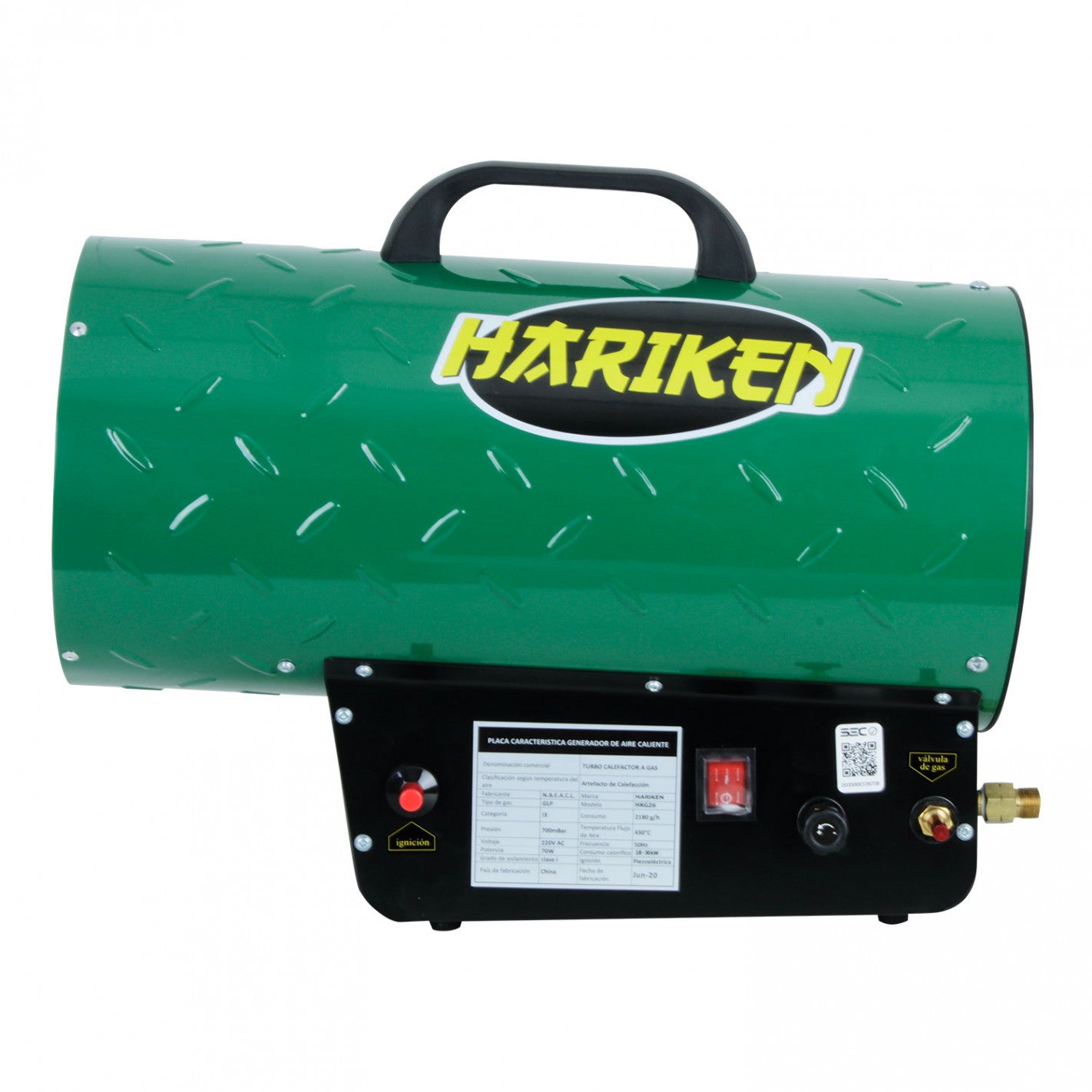 TURBO CALEFACTOR A GAS LICUADO 30 KW HARIKEN