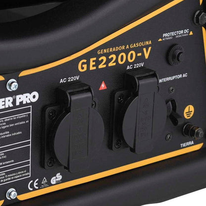 GENERADOR GASOLINA GE2200V 2.2KVA GASOLINA POWER PRO