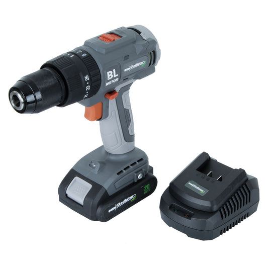 TALADRO INALAMBRICO PERCUTOR 13MM 20V + 1 BATERIA 2amp + 1 CARGADOR TP 1113/20 C1 GLADIATOR