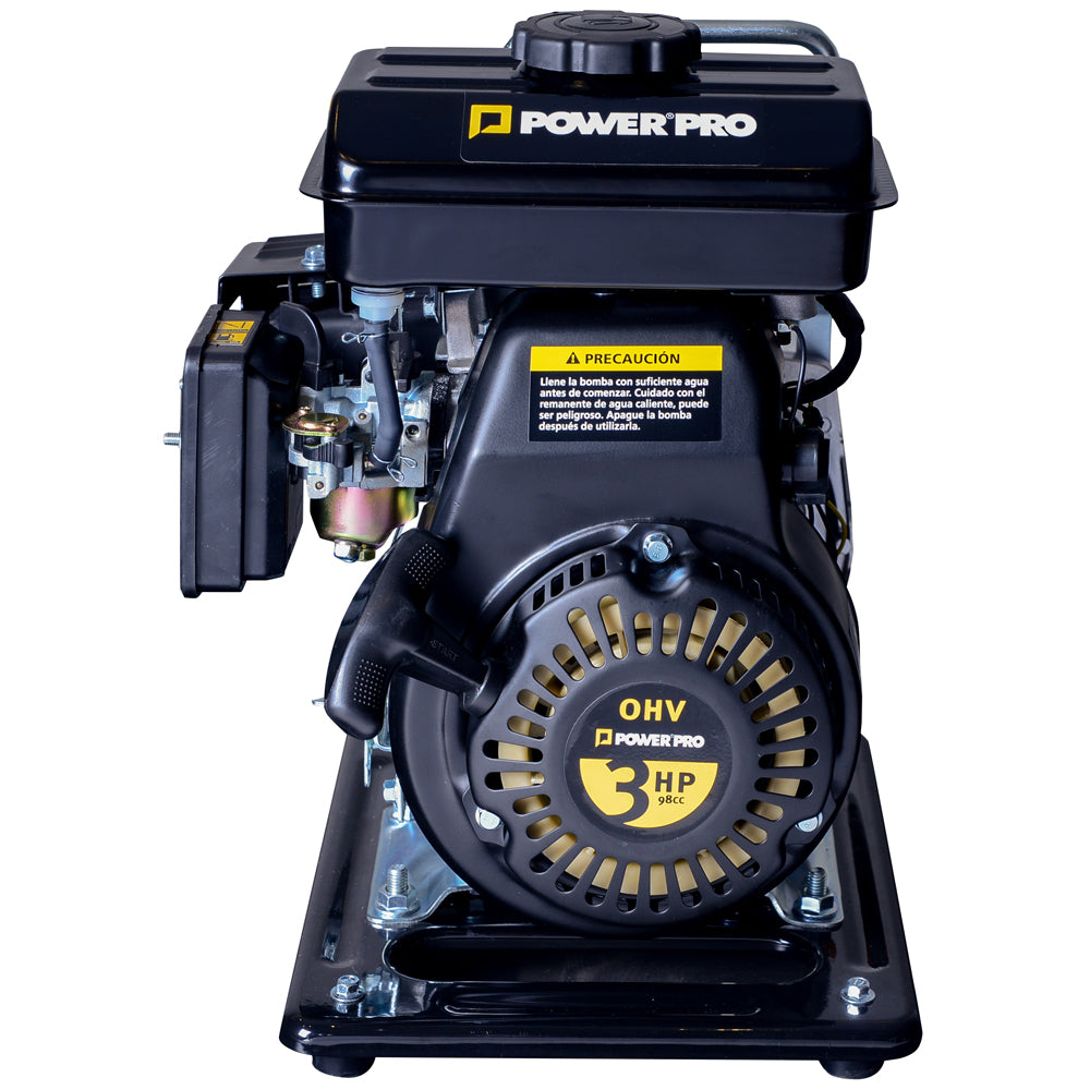 MOTOBOMBA GASOLINA AGUA LIMPIA 1" 3 HP POWERPRO GWP10