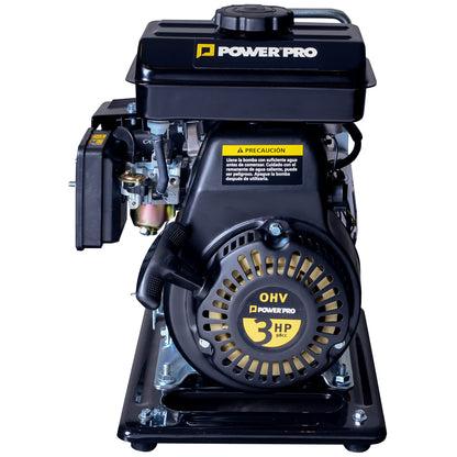 MOTOBOMBA GASOLINA AGUA LIMPIA 1" 3 HP POWERPRO GWP10