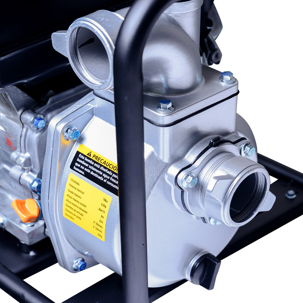 MOTOBOMBA GASOLINA AGUA LIMPIA 2" 6,5 HP POWERPRO GWP20