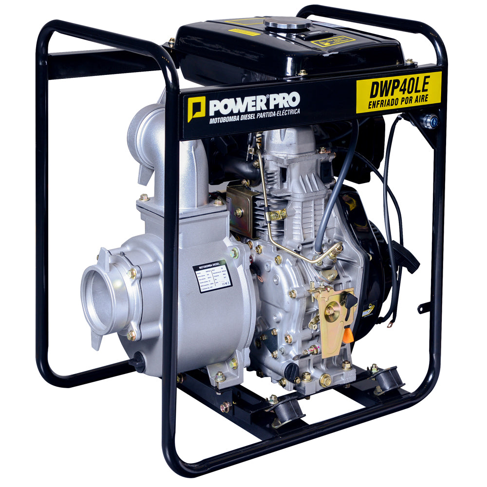 MOTOBOMBA DIESEL PARTIDA ELECTRICA 4″ 10HP DWP40LE POWER PRO
