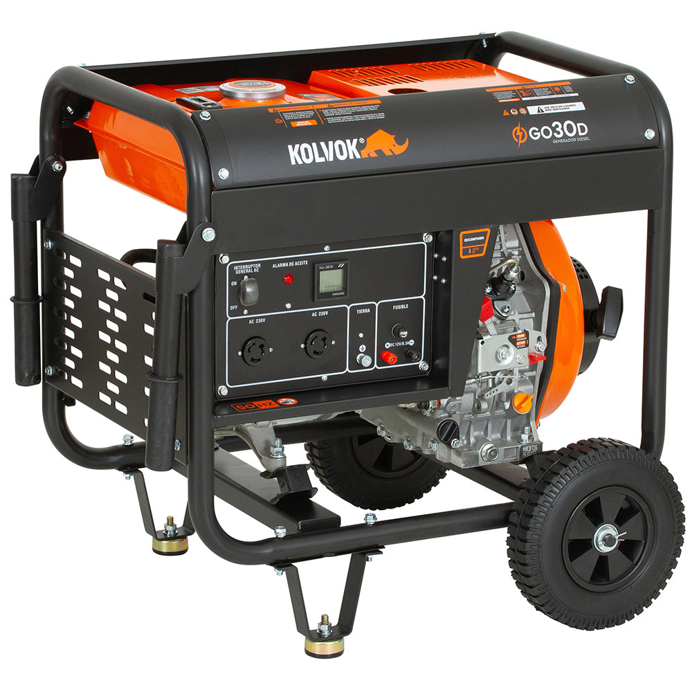 GENERADOR DIESEL GO30D 3KVA 220V KOLVOK