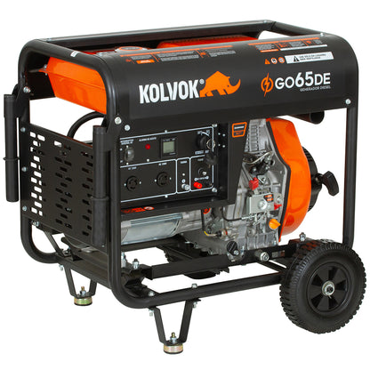 GENERADOR DIESEL GO65DE 6.5KVA 220V KOLVOK