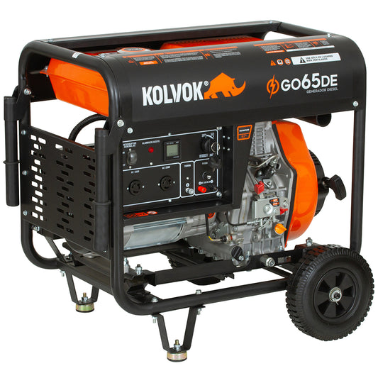 GENERADOR DIESEL GO65DE 6.5KVA 220V KOLVOK