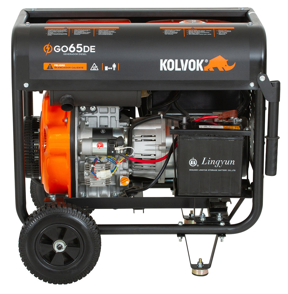 GENERADOR DIESEL GO65DE 6.5KVA 220V KOLVOK